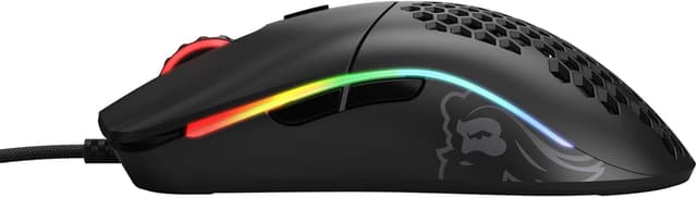 Detalle 2 de Glorious Model O- (Minus) Compact Wired Gaming Mouse (58g) — Honeycomb RGB, PixArt 3360, Ambidextrous