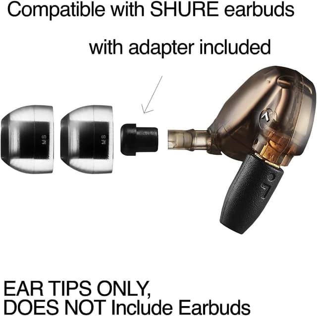 Detalle 2 de AZLA SednaEarfit Crystal Standard – 2 Paar Ersatz-Ohrstöpsel (MS) für passende In-Ears