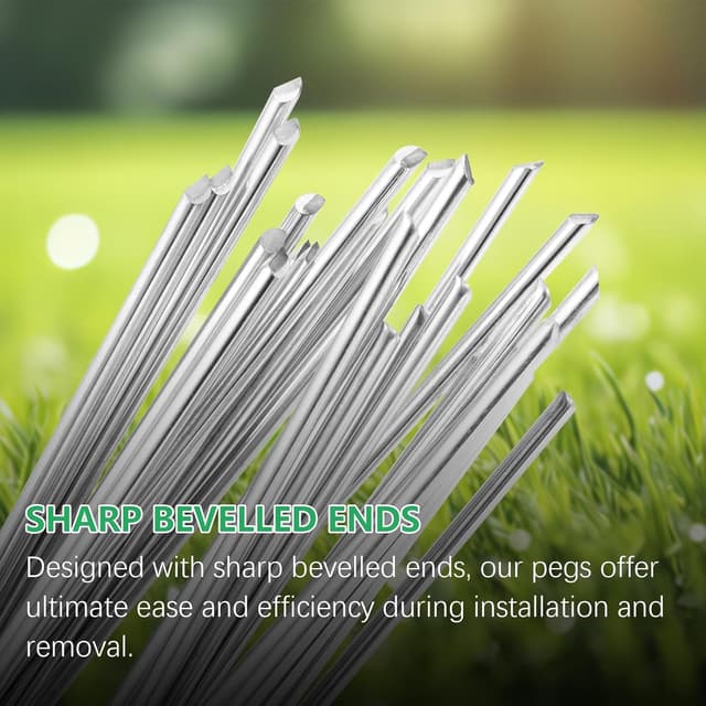 Detalle de Cloudgree Garden Pegs 150 mm U-shaped pack 100