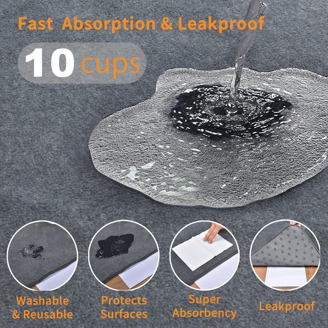 Detalle 2 de LOOBANI 2-Pack Extra Large Dog Mat, 36x48