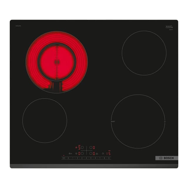 Detalle de Bosch Serie 6 PKF631FP3E placa vitrocerámica con DirectSelect (reacondicionado Grado A)