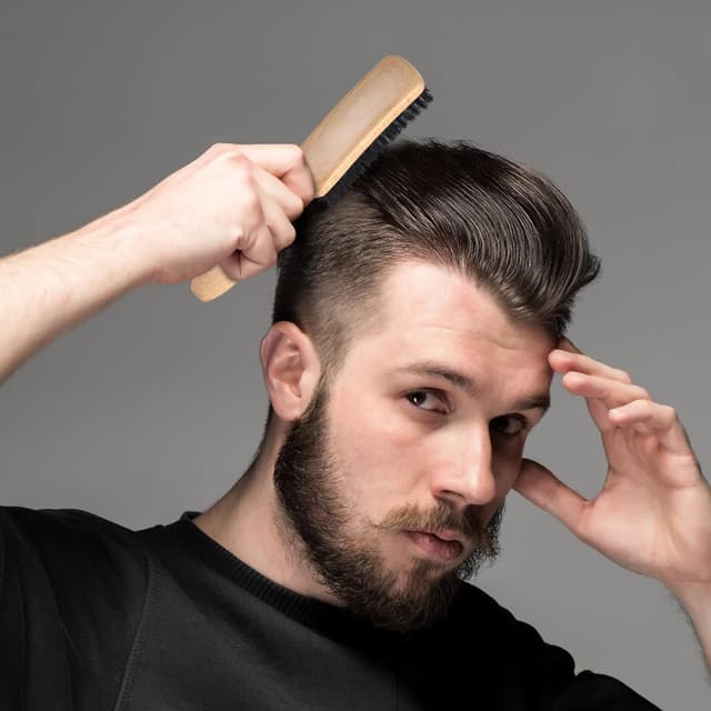 Detalle 2 de BESTOOL Haarbürste Wildschweinborsten 💇♀