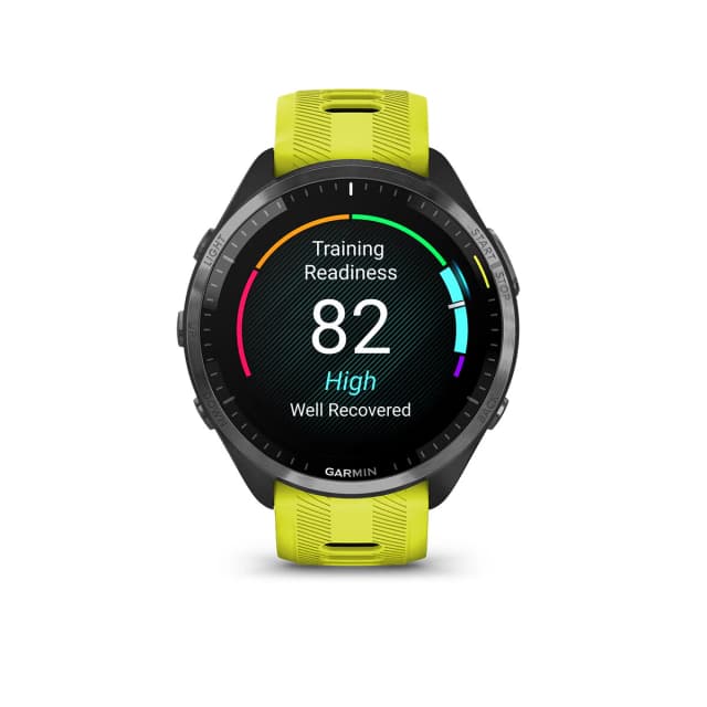 Detalle de Garmin Forerunner 965 (reacondicionado “casi a estrenar”) con GPS multibanda para running y triatlón