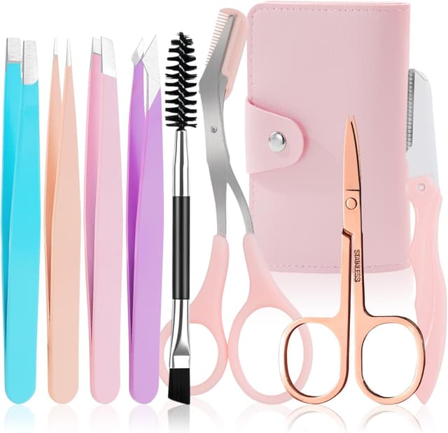Detalle de HEYMKGO 8-piece eyebrow grooming kit