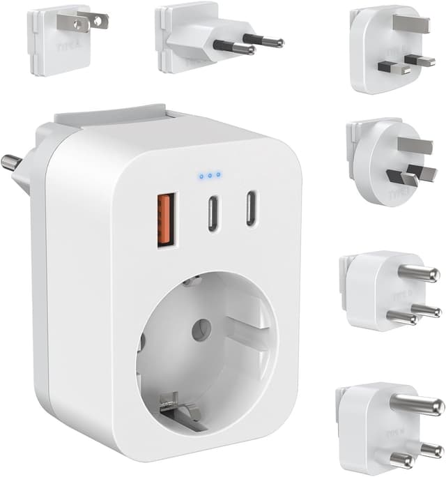 Detalle de ANVODE Weltweites Reiseadapter Set 6 đ