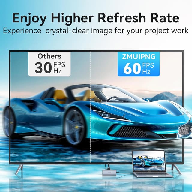 Detalle de 10-in-1 USB C Hub with 100W PD and Ethernet