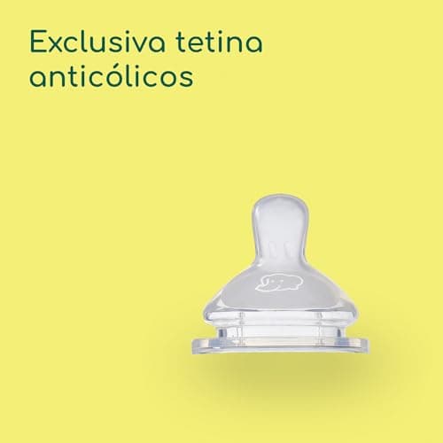 Detalle 2 de Bebeconfort Physio Air Care, biberons verre anti colique 0+ mois, 4 pièces ⚙