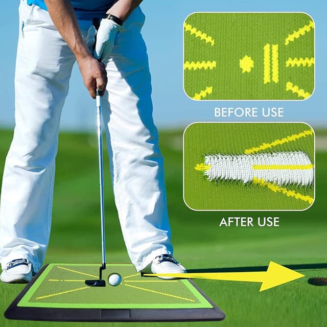 Thumbnail 3 de Hirabbi Golf Swing Mat 17.7in ⛳