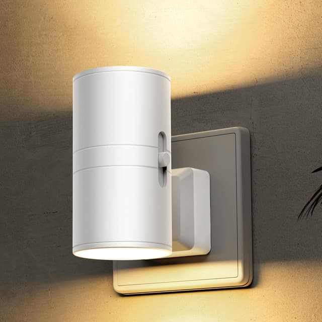 Detalle de LOHAS-LED Nachtlicht Steckdose Warmweiß 1W mit Dämmerungssensor, dimmbar (0–100%)