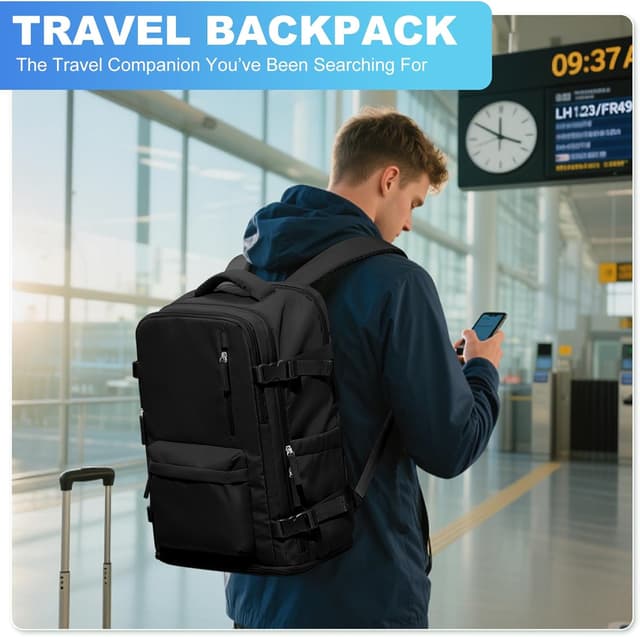 Thumbnail 6 de WONHOX Large Travel Backpack