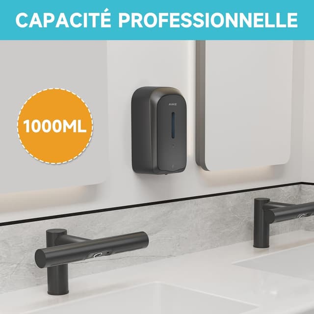 Detalle 2 de AIKE Distributeur de savon automatique 1000 ml