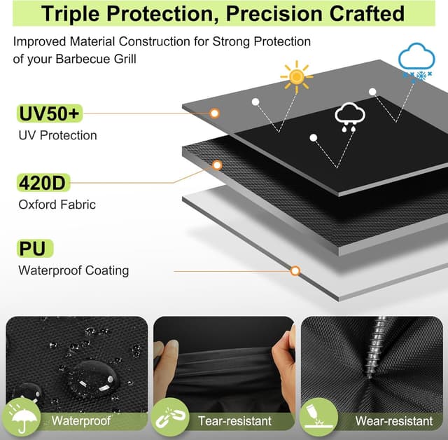 Thumbnail 2 de Ezilif Barbecue Cover 165x70x125cm