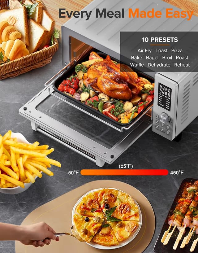 Detalle de Nuwave Bravo Pro Smart 21QT Air Fryer Combo