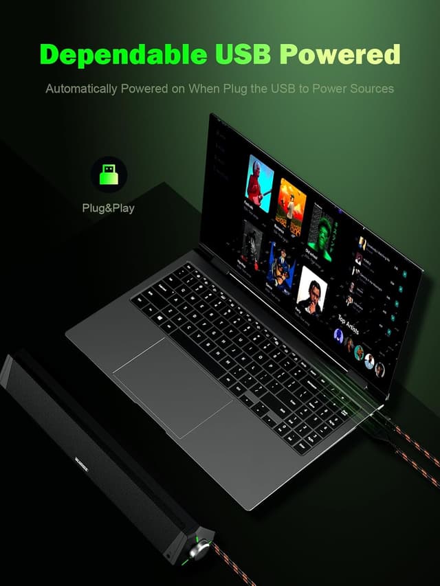 Thumbnail 6 de BLUEDEE Computer Soundbar 16.4"