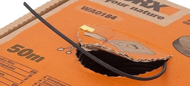 Detalle de WORX WA0184 filo perimetrale aggiuntivo da 50 m per robot rasaerba Landroid (nero)