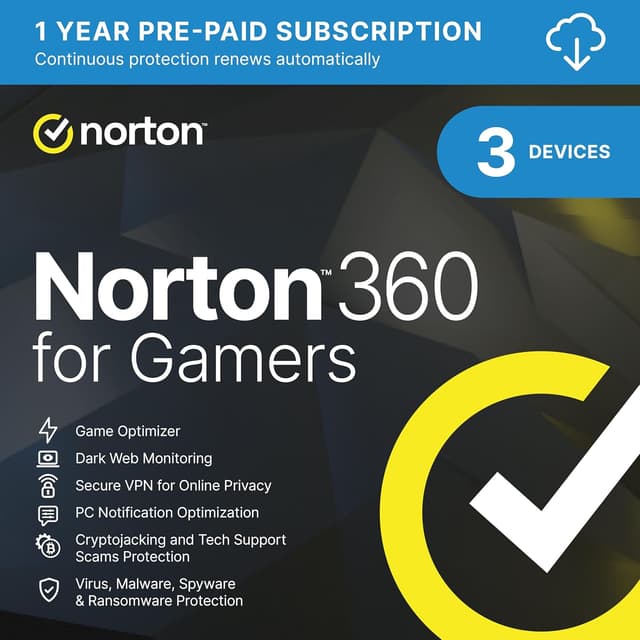Imagen de Norton 360 for Gamers 2026 antivirus software en OfertitasTOP