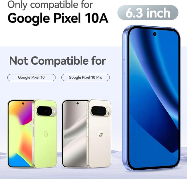 Detalle 2 de Niphabe Panzer Glas 6,2 Zoll Pixel 10a