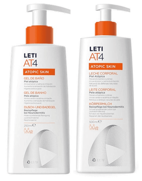 Detalle de Leti AT4 Leche Corporal 500 ml para piel atópica