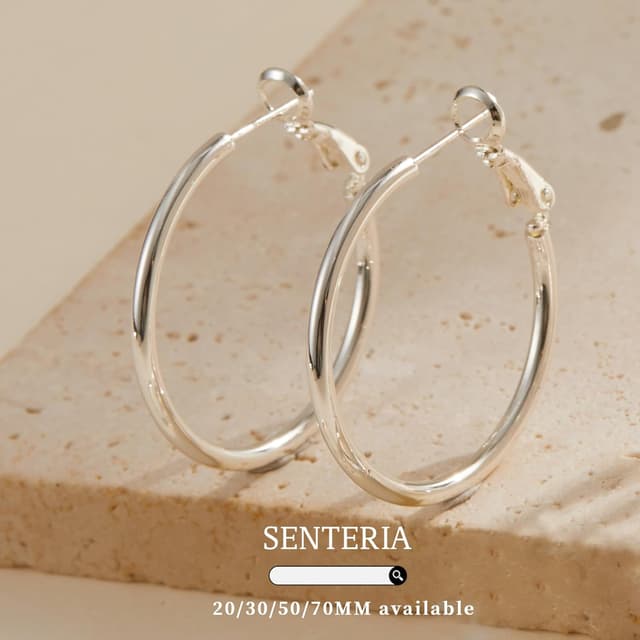 Detalle 2 de Senteria Creolen 2 mm Silber 925