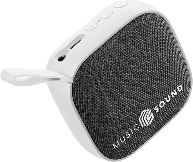 Detalle de Music Sound Mini : enceinte Bluetooth compacte de 3 W, autonomie jusqu’à 4 h, blanc