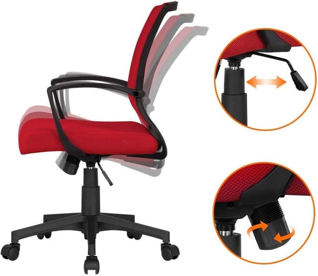 Thumbnail 4 de Yaheetech Sedia da scrivania ergonomica 136 kg