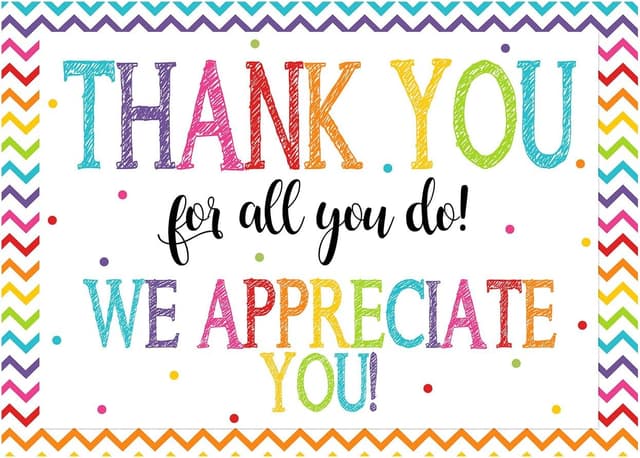 Detalle de AIIKES 7x5FT “Thank You for All You Do” backdrop for teachers, nurses, doctors & more (studio party prop)