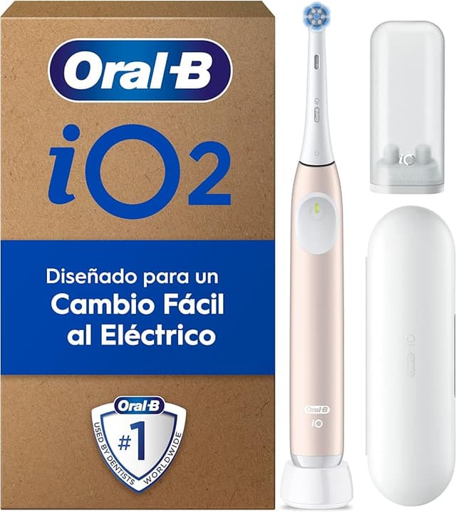 Detalle de Oral-B iO 2 cepillo eléctrico rosa, 3 modos