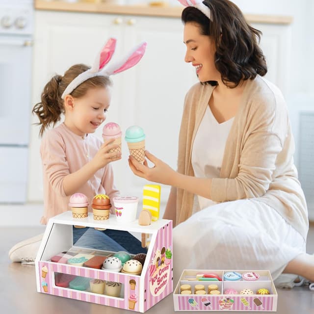 Detalle 1 de Dreamon Ice Cream Role Play Set, 46 pcs