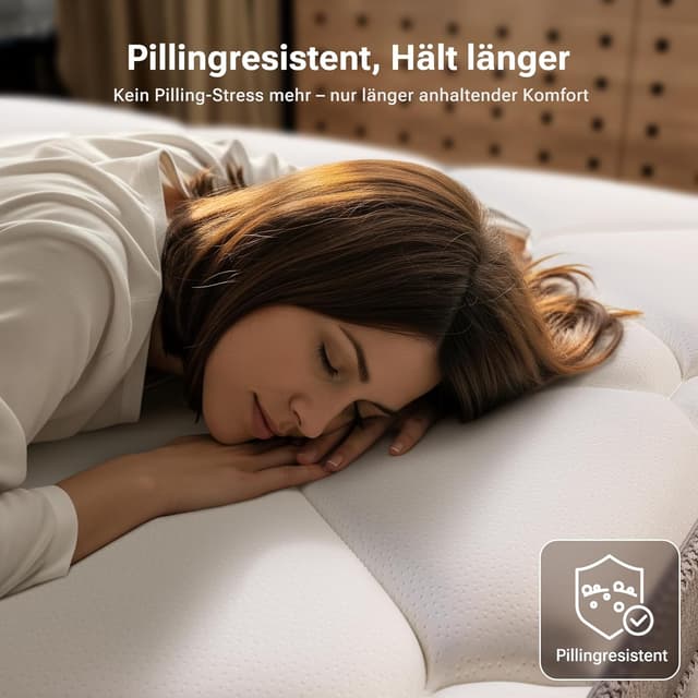 Detalle 2 de TXO Taschenfederkernmatratze 90x200 cm, 25 cm Höhe, 7 Zonen (H3) mit Schaumstoff-Unterstützung