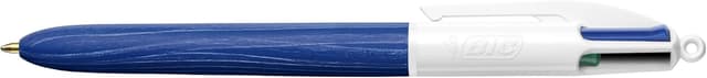 Detalle 2 de Set BIC 4 Colori Wood Effect: 5 penne a sfera multicolore con fusti effetto legno