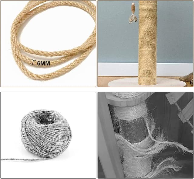 Thumbnail 3 de Corda sisal 6mm 50m per tiragraffi 🐾