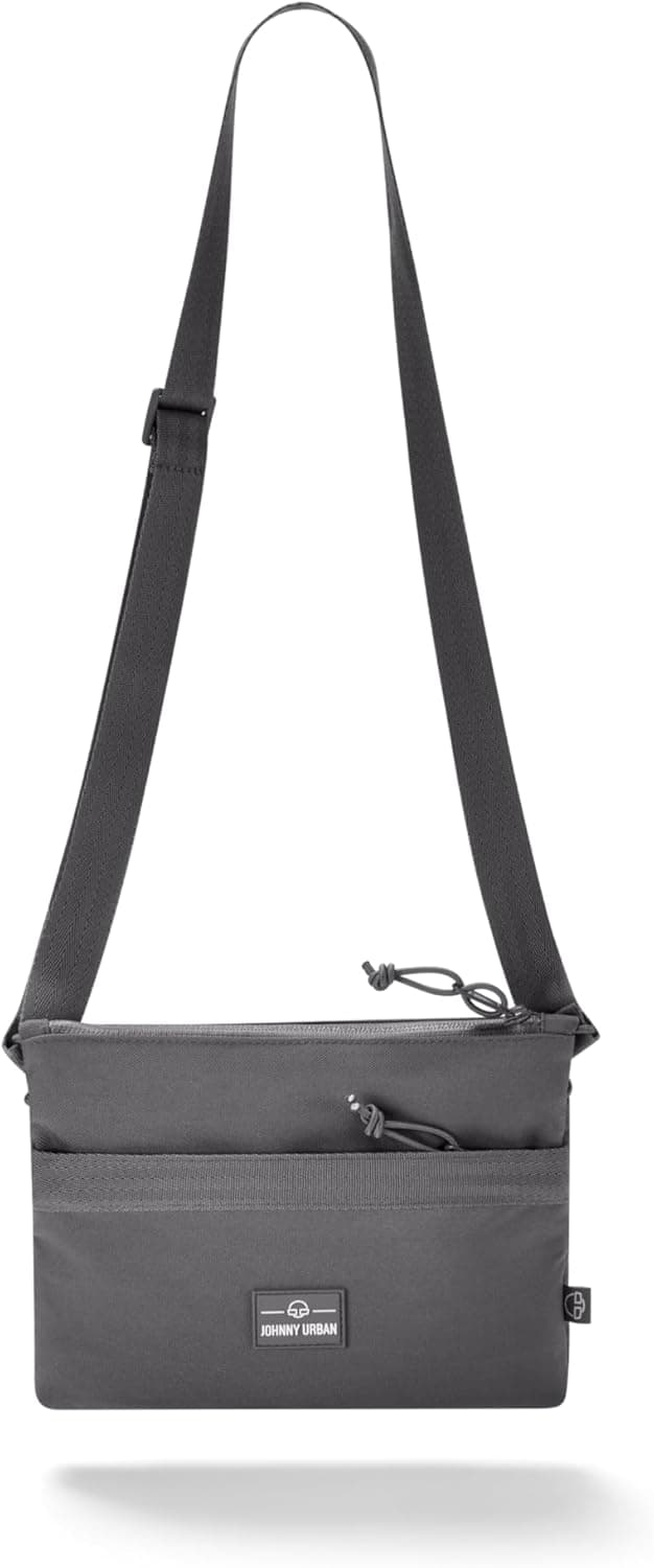 Detalle de Johnny Urban Drew Umhängetasche für Herren & Damen – kleine wasserabweisende Messenger Bag