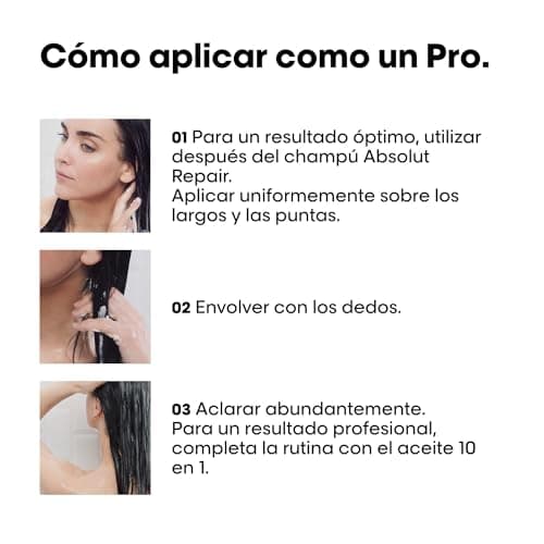 Thumbnail 7 de L'Oréal Professionnel Absolut Repair 200 ml — acondicionador reconstrucción para pelo seco y dañado