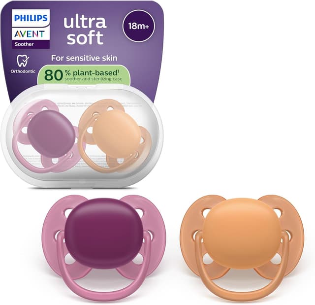 Thumbnail 6 de Philips Avent Ultra Soft SCF093/07 – Ciuccio ortodontico con scudo flessibile e morbido silicone (confezione da 4)