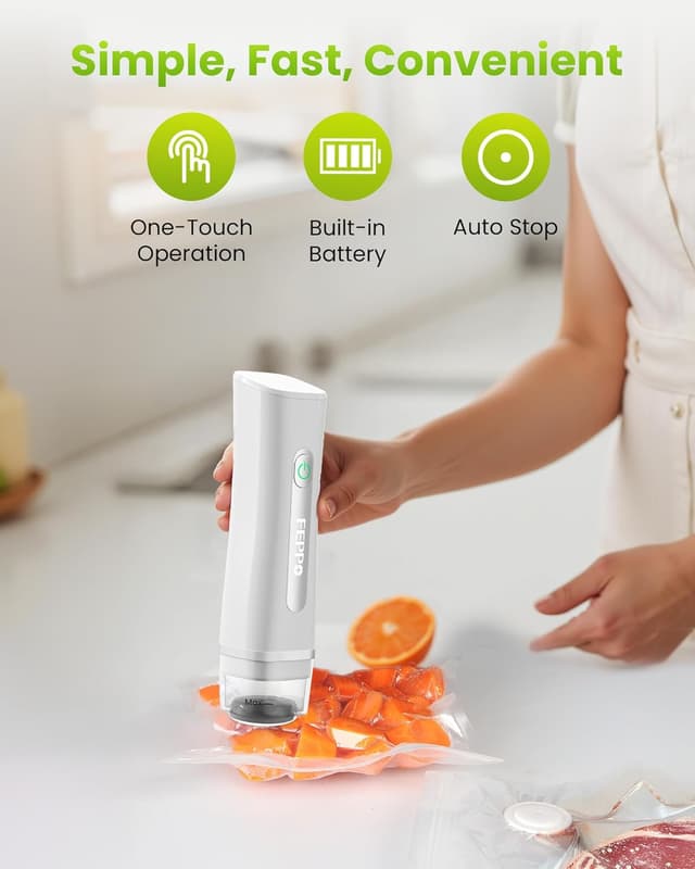 Detalle 2 de FEPPO Vacuum Sealer 1200mAh 🥫
