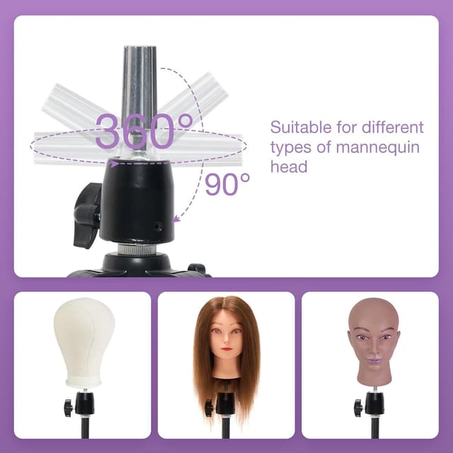 Thumbnail 6 de Neverland Wig Stand 55 Inches for Mannequin Heads