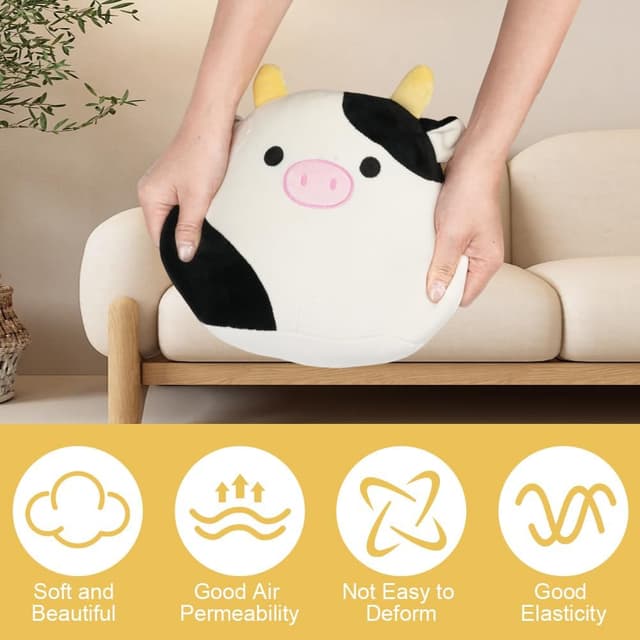 Thumbnail 5 de Vicloon Cuscino Peluche Mucca 22 cm