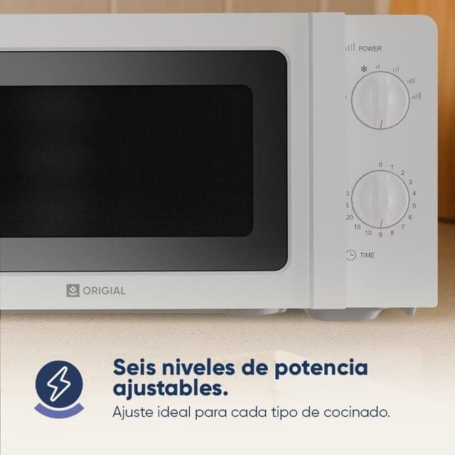 Detalle de Origial Infinityheat Essential W 20 L microondas 700 W Blanco