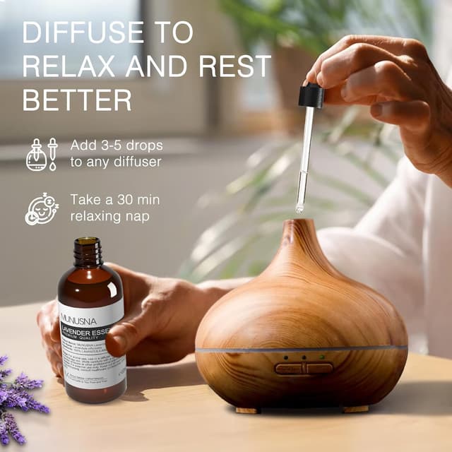 Detalle 2 de MUNUSNA Lavender Essential Oil 100 ml