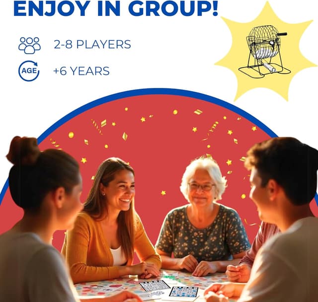 Detalle de Bingo Juego de Mesa 18 cartones