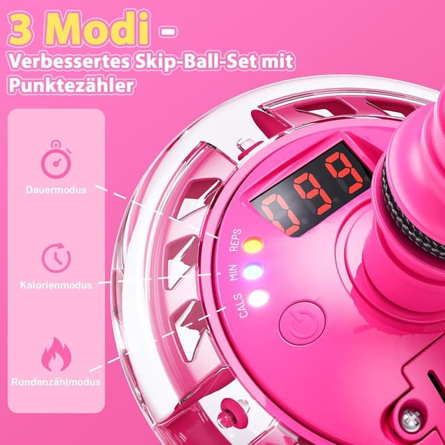 Detalle de Springring Fußkreisel mit Zähler und Timer ⛸