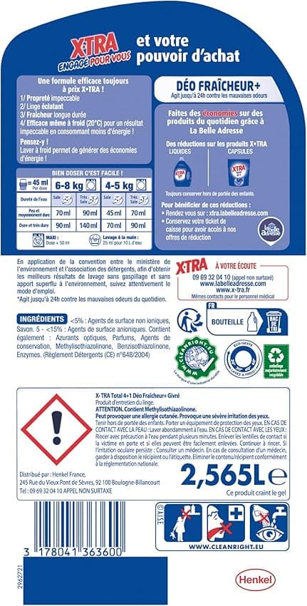 Thumbnail 1 de X-Tra Total Lessive Liquide 57 lavages