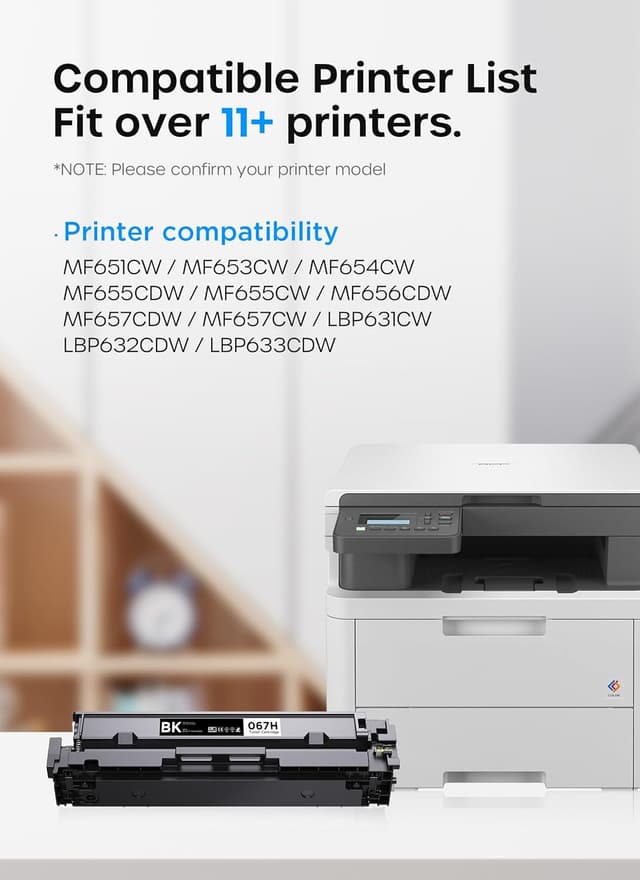 Detalle 2 de Timink CRG-067H black toner cartridge (with chip) for compatible Canon i-SENSYS & LBP models