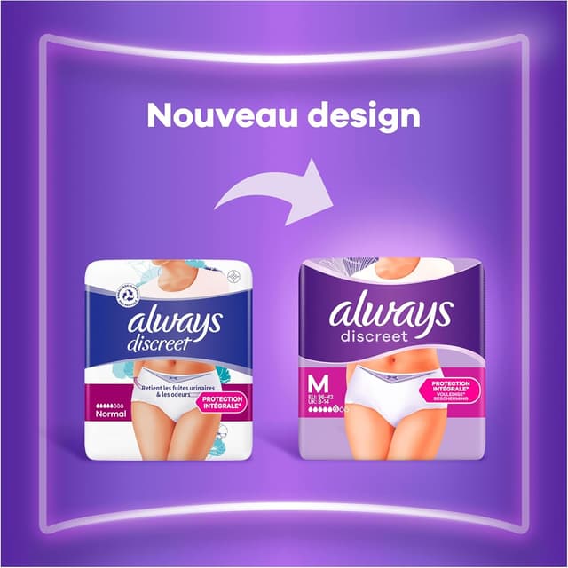 Thumbnail 5 de Always Discreet 48 culottes incontinence