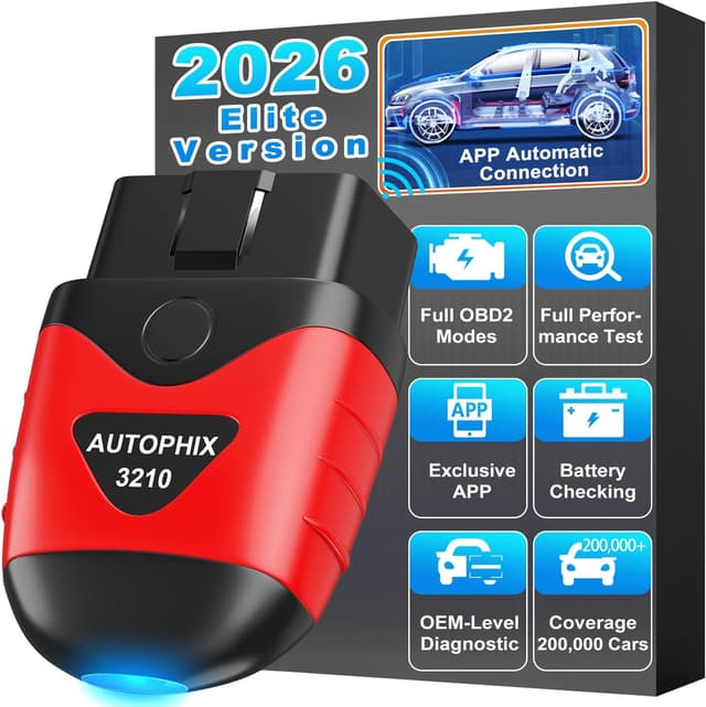 Detalle de AUTOPHIX 3210 Bluetooth OBD2 Scanner (Wireless Code Reader) for 1996+ Vehicles