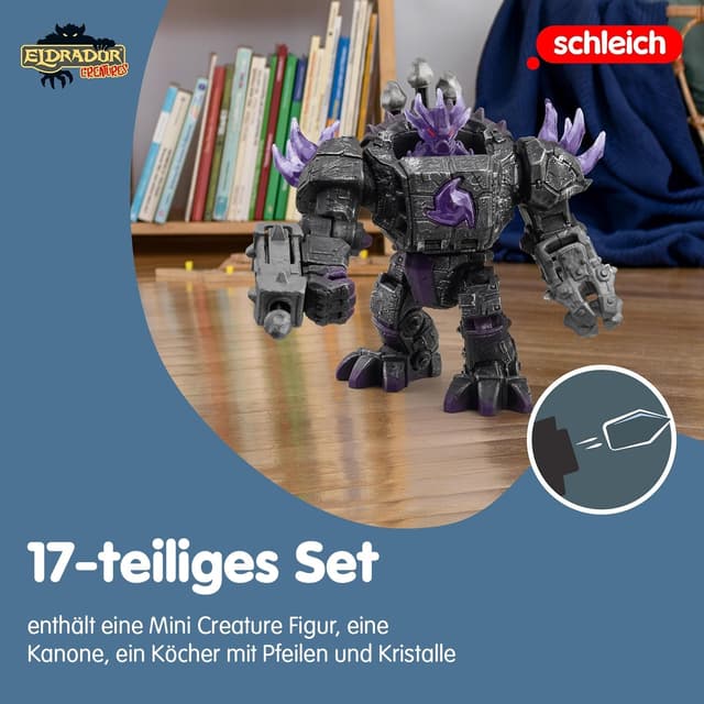 Thumbnail 1 de SCHLEICH Eldrador Schatten Master-Roboter 42557 mit Mini Creature 17 Teile