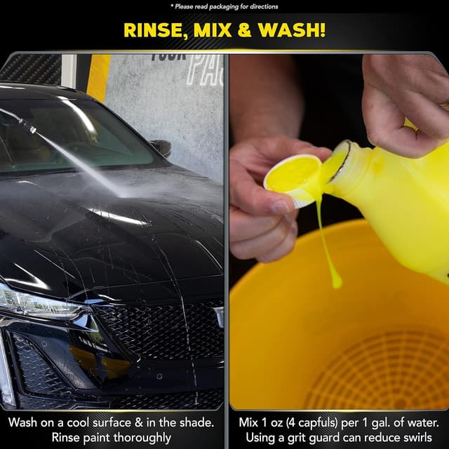 Detalle de Meguiar’s Ultimate Wash and Wax pH Neutral Car Wash Soap (Wash & Wax in One)