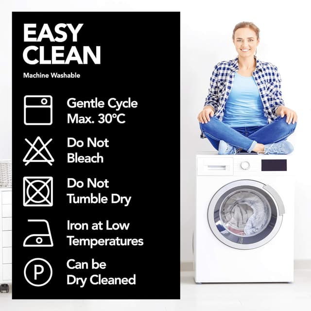 Thumbnail 6 de Deconovo set di 2 tende oscuranti termiche con nastro a matita 140x210 cm (nero)