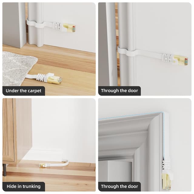 Detalle 2 de YesTXR LAN Kabel 10M Cat 8 đ