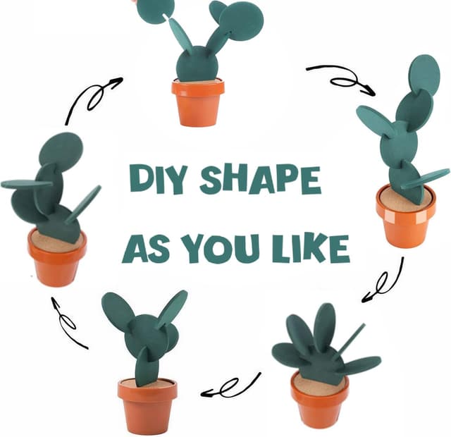 Thumbnail 6 de Fdit set sottobicchieri cactus in 6 pezzi